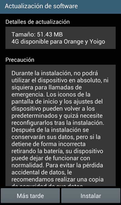 Ya se puede usar el Samsung Galaxy S4 con el 4G de Yoigo y Orange
