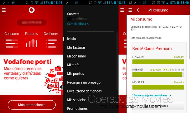 Factura Vodafone: explicación, errores, información...