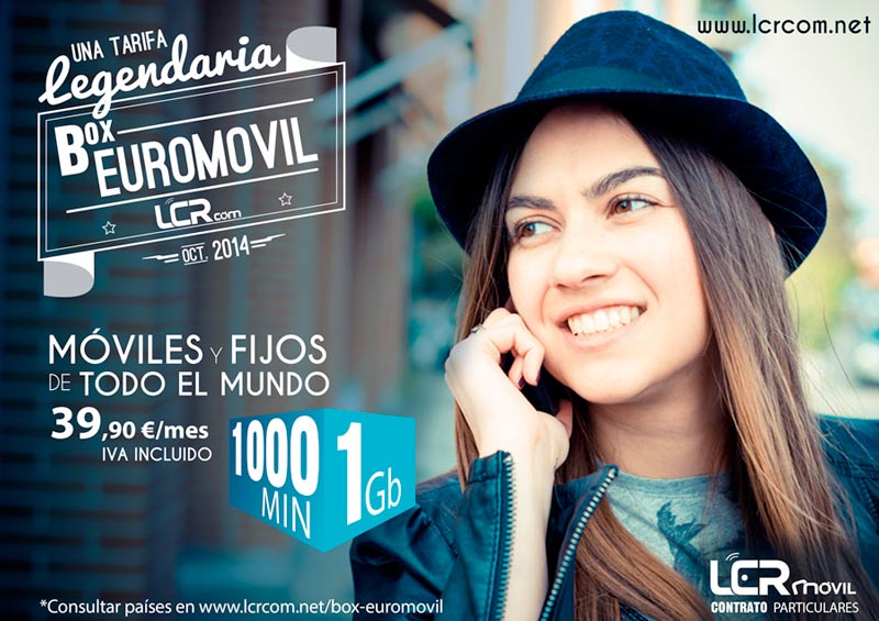 LCr lanza una tarifa de 1000 minutos a móviles de España y extranjero