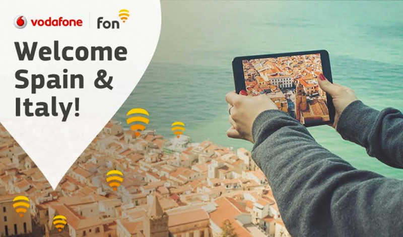 Vodafone y Fon se alian para dar acceso Wifi en Italia y España